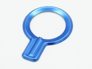 Ford Bronco Start/ Stop Button Trim - Anodized Blue